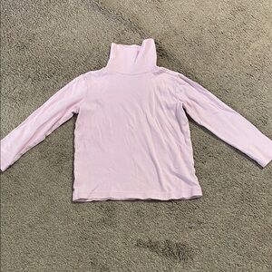 Primary- Light Pink Turtleneck Long Sleeve Top- Size 6-7